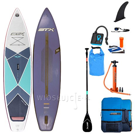 Deska SUP STX PURE Cruiser 10'4 x 31 NAVY/ ROSE z wiosłem laminatowym