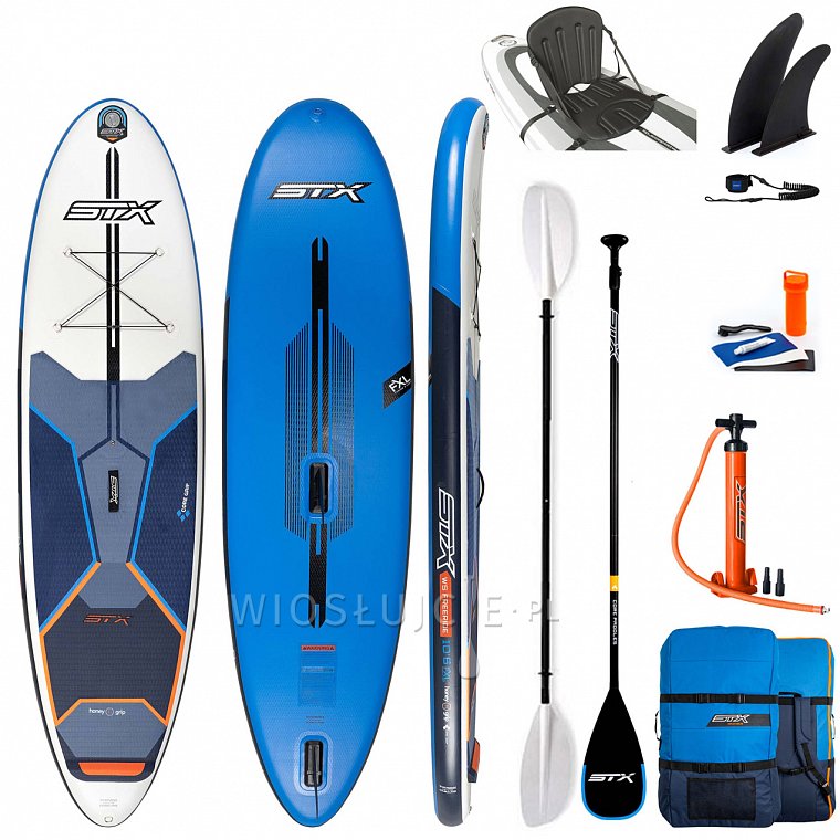 Paddleboard STX Freeride 10'6 x 32 BLUE/ORANGE s pádlem - nafukovací