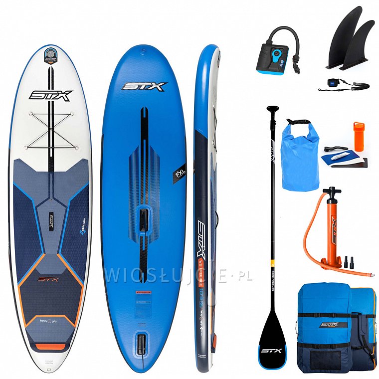 Paddleboard STX Freeride 10'6 x 32 BLUE/ORANGE s pádlem - nafukovací