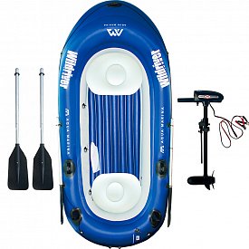 Pompowany ponton AQUA MARINA Wildriver blue + silnik MOTOR AQUA MARINA T-18