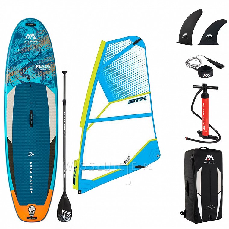 Paddleboard AQUA MARINA Blade 10'6 model 2022 komplet s plachtou - nafukovací paddleboard a windsurfing