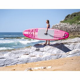 Deska SUP AQUA MARINA CORAL 10'2 Raspberry model 2023 - pompowany paddleboard