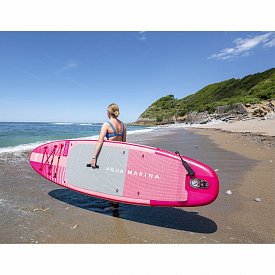 Deska SUP AQUA MARINA CORAL 10'2 Raspberry model 2023 - pompowany paddleboard