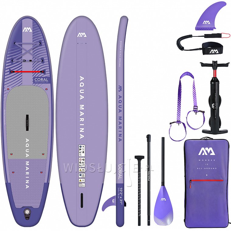 Paddleboard AQUA MARINA CORAL 10'2 fialová model 2023