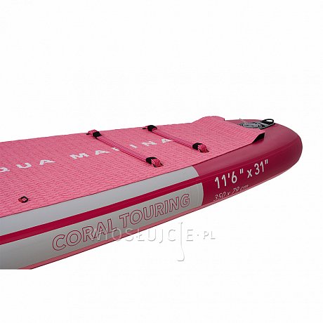 Deska SUP AQUA MARINA CORAL TOURING 11'6" Raspberry model 2023 - pompowany paddleboard