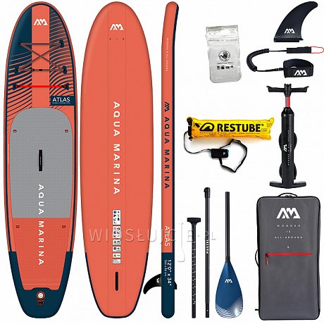 Deska SUP AQUA MARINA ATLAS 12'0 model 2023 - pompowany paddleboard