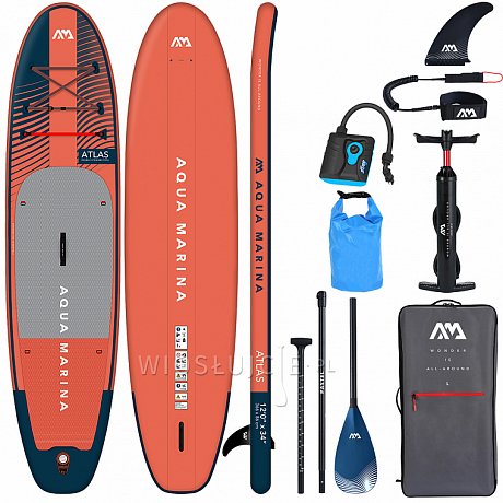 Deska SUP AQUA MARINA ATLAS 12'0 model 2023 - pompowany paddleboard