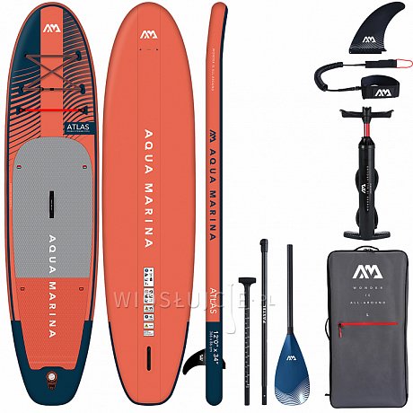 Deska SUP AQUA MARINA ATLAS 12'0 model 2023 - pompowany paddleboard