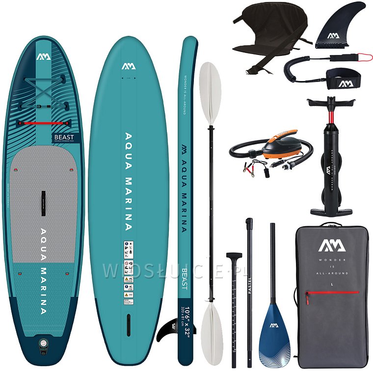 Deska SUP AQUA MARINA BEAST 10'6 model 2023 - pompowany paddleboard