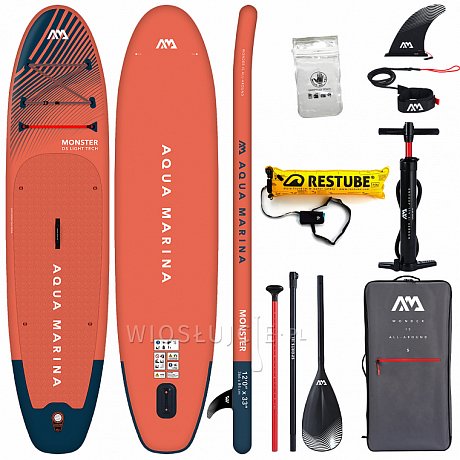 Deska SUP AQUA MARINA MONSTER 12'0 model 2023 - pompowany paddleboard