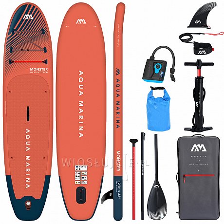 Deska SUP AQUA MARINA MONSTER 12'0 model 2023 - pompowany paddleboard