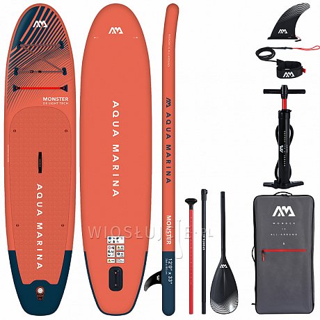 Deska SUP AQUA MARINA MONSTER 12'0 model 2023 - pompowany paddleboard