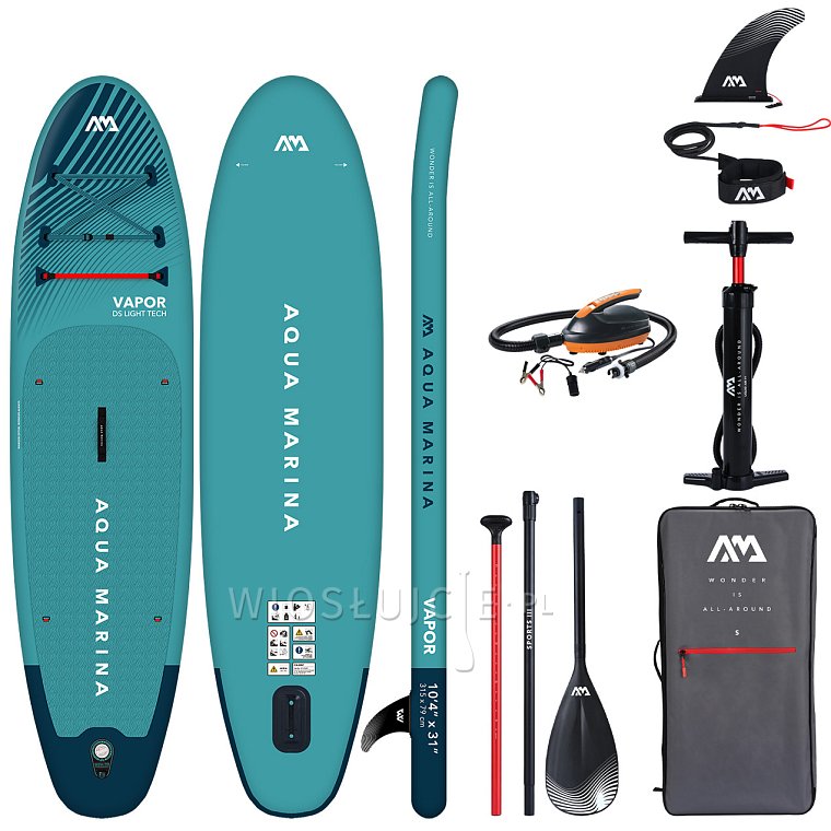 Deska SUP AQUA MARINA VAPOR 10'4 model 2023 - pompowany paddleboard