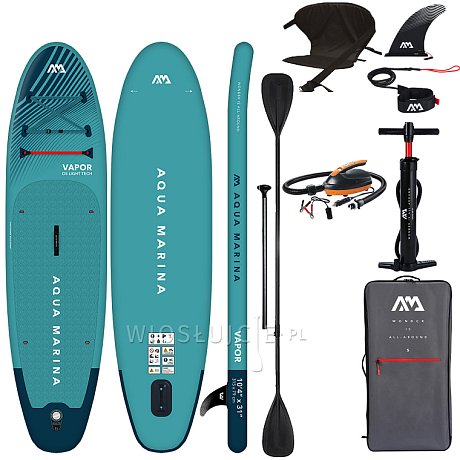 Deska SUP AQUA MARINA VAPOR 10'4 model 2023 - pompowany paddleboard