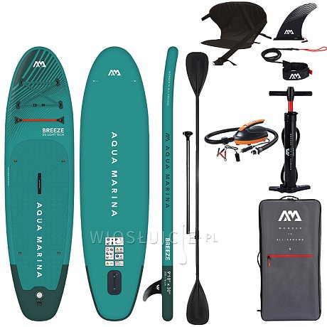 Deska SUP AQUA MARINA BREEZE 9'10 model 2023 - pompowany paddleboard