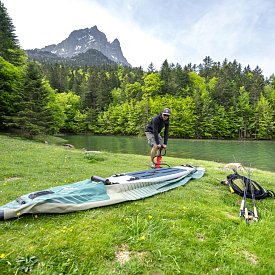 Pompowany kajak AQUA MARINA CALIBER 13'1" - wędkarski