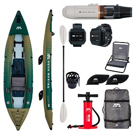 Pompowany kajak AQUA MARINA CALIBER 13'1" - wędkarski