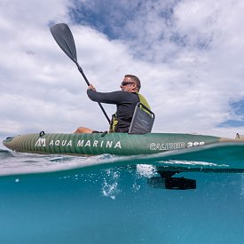 Silnik elektryczny AQUA MARINA BlueDrive X PRO - wielofunkcyjny, do desek SUP, kajaków i nurkowania jako skuter podwodny