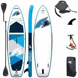 Deska SUP F2 STRATO 10'0 COMBO BLUE z wiosłem - pompowany paddleboard