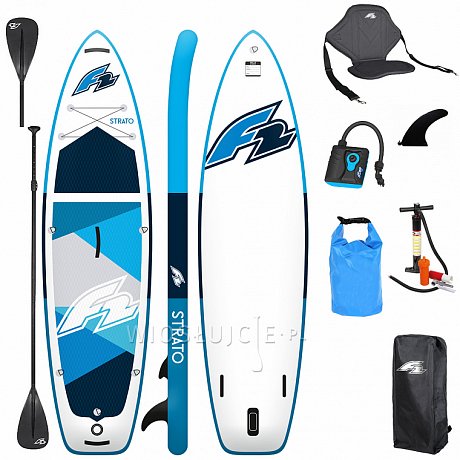 Deska SUP F2 STRATO 10'0 COMBO BLUE z wiosłem - pompowany paddleboard