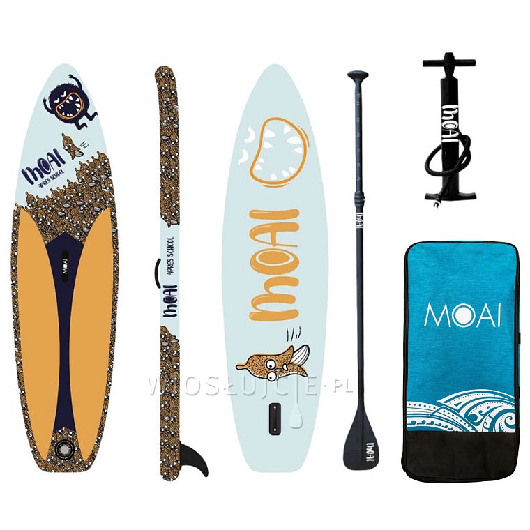 Deska SUP MOAI KIDS BOARD 8’2 z wiosłem - pompowany paddleboard