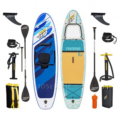 ZESTAW 2 DESEK SUP - HYDRO FORCE PANORAMA + OCEANA  COMBO -  Rodzinny zestaw pompowanych desek SUP