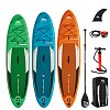 SUPER ZESTAW 3 DESEK SUP dla rodziny - AQUA MARINA BREEZE + VAPOR + FUSION - 3 pompowane deski SUP