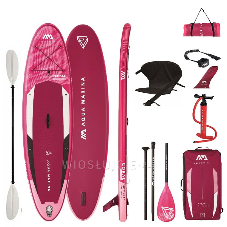 Paddleboard AQUA MARINA CORAL 10'2 model 2022 - nafukovací paddleboard