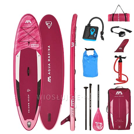 Deska SUP AQUA MARINA CORAL 10'2 - pompowany paddleboard 2022