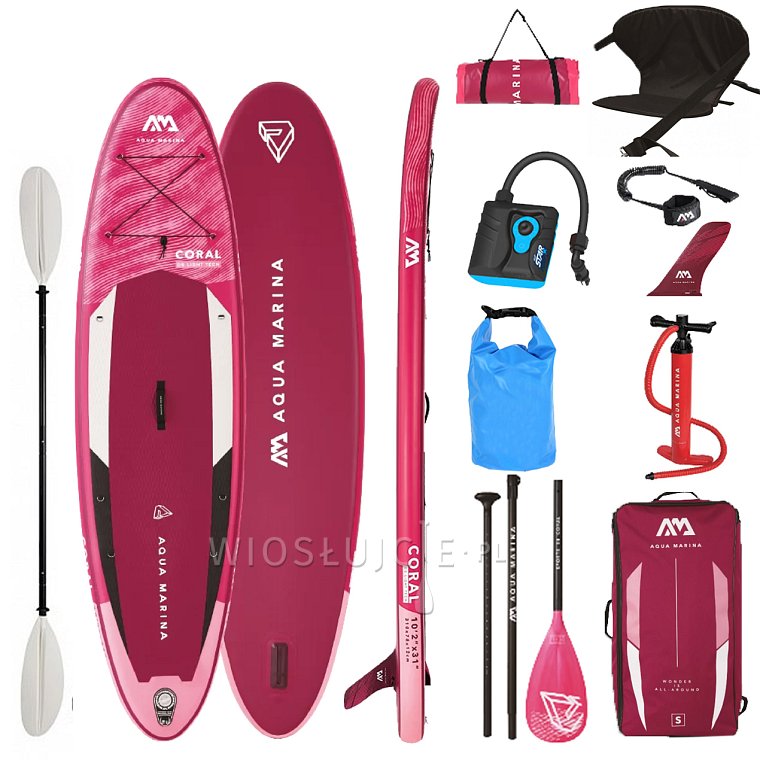 Paddleboard AQUA MARINA CORAL 10'2 model 2022 - nafukovací paddleboard