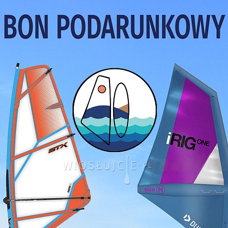 Bon podarunkowy na zakup deski WindSUP lub żagla na WIOSLUJCIE.PL