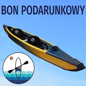 Bon podarunkowy na zakup kajaka lub kanoe na WIOSLUJCIE.PL