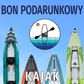 Bon podarunkowy na zakup kajaka lub kanoe na WIOSLUJCIE.PL