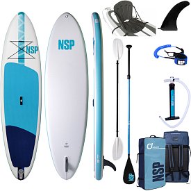Deska SUP NSP 12'6 O2 Allrounder LT 32″ x 6″ - pompowany paddleboard