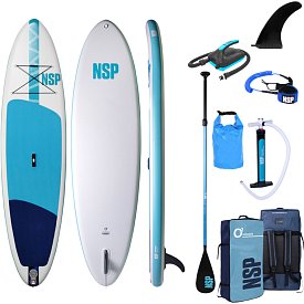 Deska SUP NSP 12'6 O2 Allrounder LT 32″ x 6″ - pompowany paddleboard