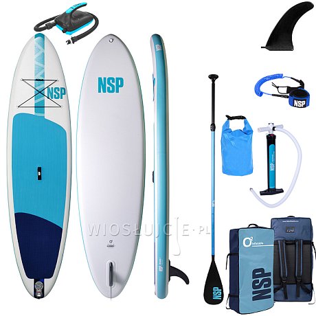 Deska SUP NSP 11'6 O2 Allrounder LT 33″ x 6″ - pompowany paddleboard