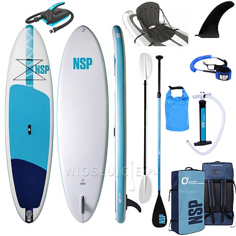 Deska SUP NSP 11'6 O2 Allrounder LT 33″ x 6″ - pompowany paddleboard