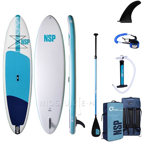 Deska SUP NSP 11'6 O2 Allrounder LT 33″ x 6″ - pompowany paddleboard