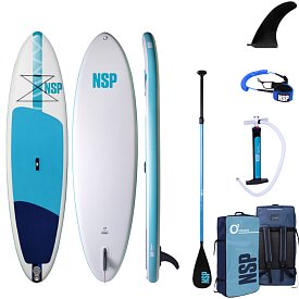 Deska SUP NSP 11'6 O2 Allrounder LT 33″ x 6″ - pompowany paddleboard