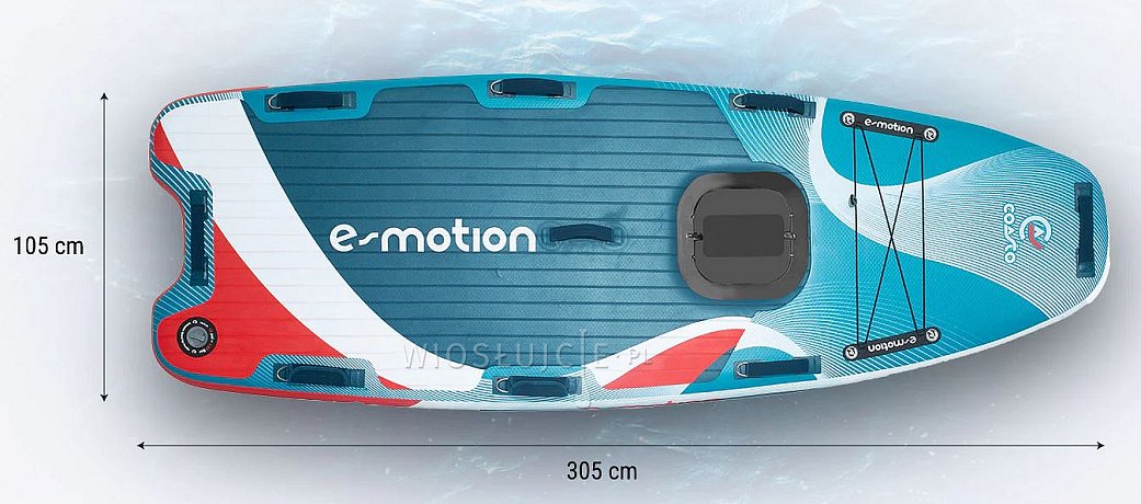 Deska SUP Coasto E-motion z silnikiem elektrycznym - pompowany E-SUP