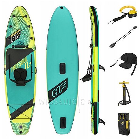 Deska SUP HYDRO FORCE FREESOUL COMBO 11'2 WS z wiosłem - pompowany paddleboard 2023