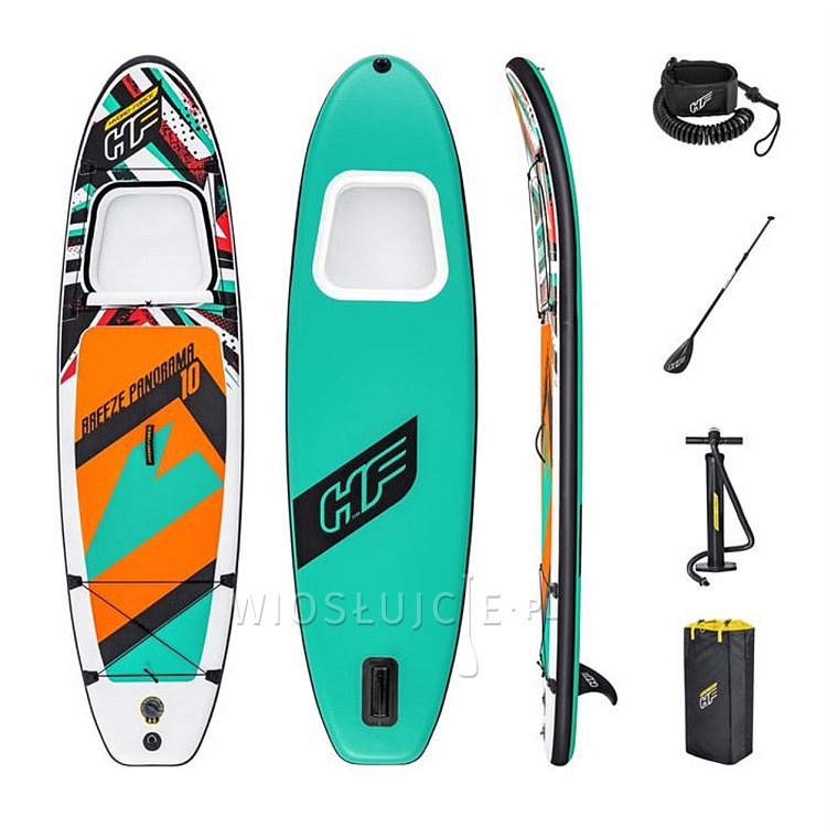 Deska SUP HYDRO FORCE Breeze Panorama 10' Allround z wiosłem - pompowany paddleboard