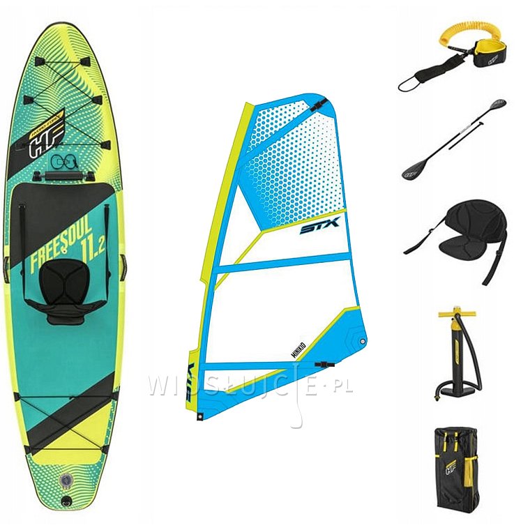 Komplet WindSUP HYDRO FORCE FREESOUL COMBO 11'2 WS + STX PowerKid komplet - pompowany paddleboard 2023