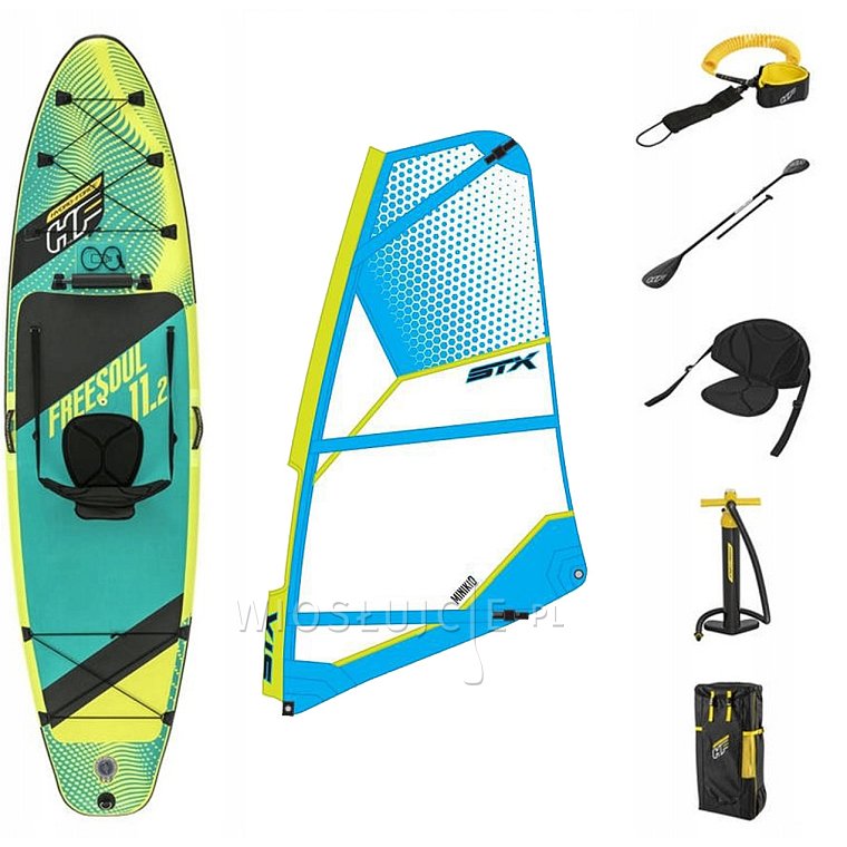 Komplet WindSUP HYDRO FORCE FREESOUL COMBO 11'2 WS + STX PowerKid komplet - pompowany paddleboard 2023