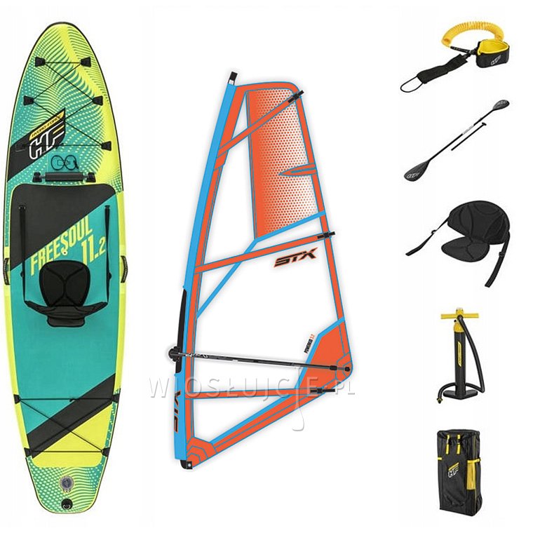 Komplet WindSUP HYDRO FORCE FREESOUL COMBO 11'2 WS + STX PowerKid komplet - pompowany paddleboard 2023