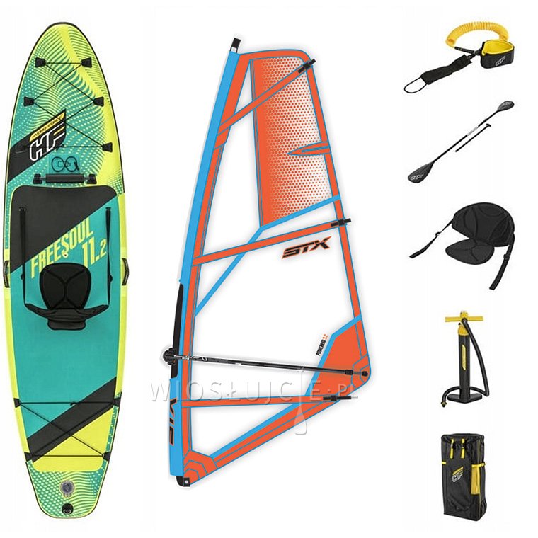 Komplet WindSUP HYDRO FORCE FREESOUL COMBO 11'2 WS + STX PowerKid komplet - pompowany paddleboard 2023