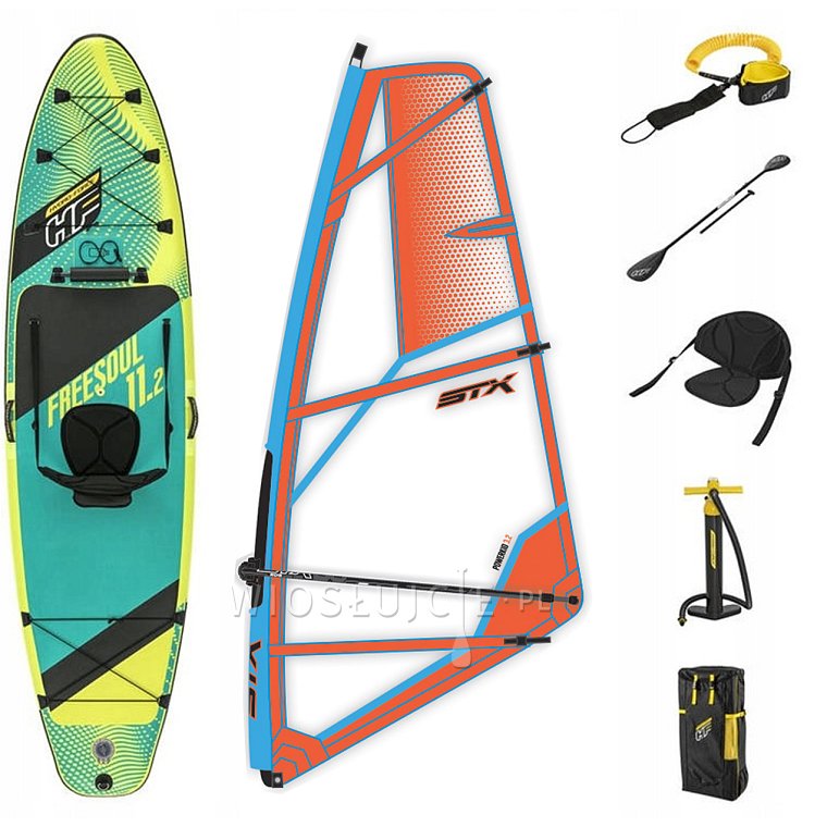 Komplet WindSUP HYDRO FORCE FREESOUL COMBO 11'2 WS + STX PowerKid komplet - pompowany paddleboard 2023