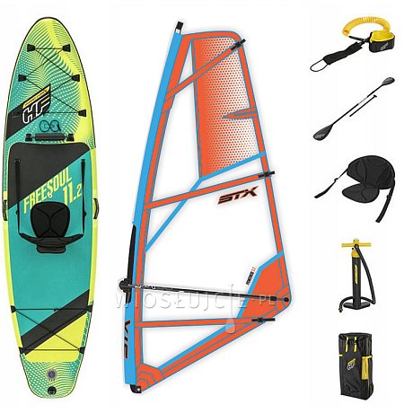 Komplet WindSUP HYDRO FORCE FREESOUL COMBO 11'2 WS + STX PowerKid/ MiniKID komplet - pompowany paddleboard 2023