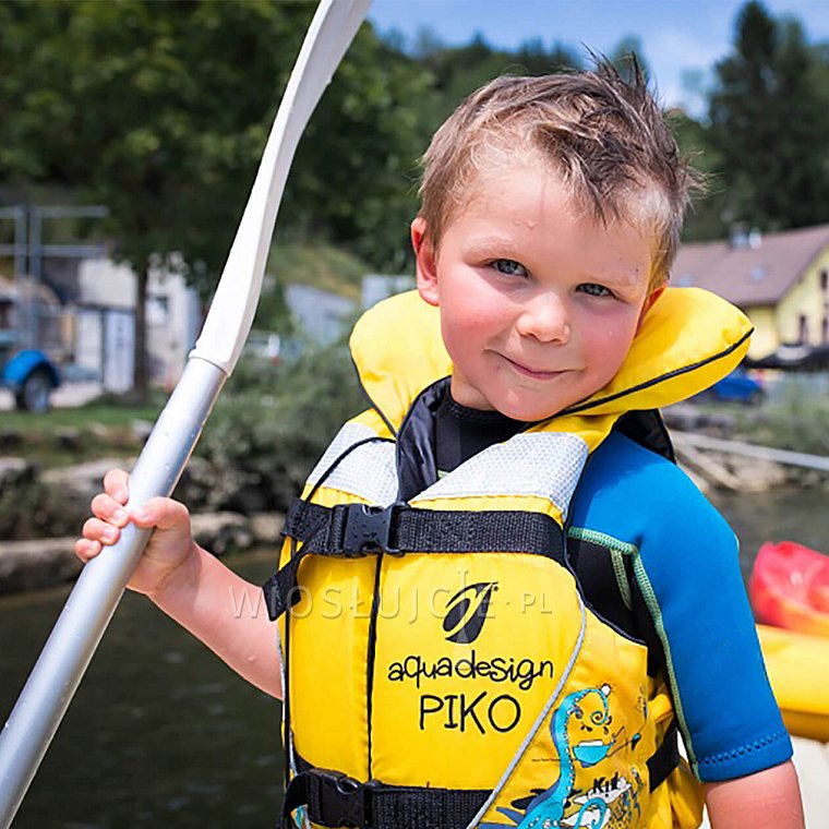 Záchranná plovací vesta AQUADESIGN KID 100N žlutá