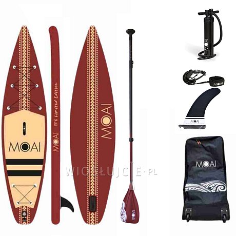 Deska SUP MOAI 12’6 Ultra Light Limited Edition - pompowany paddleboard z karbonowym wiosłem